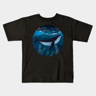 Last Whale Round Kids T-Shirt